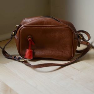NWT J.CREW Signet Crossbody Bag in Cognac